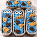 Cookie Monster Mini Cakes