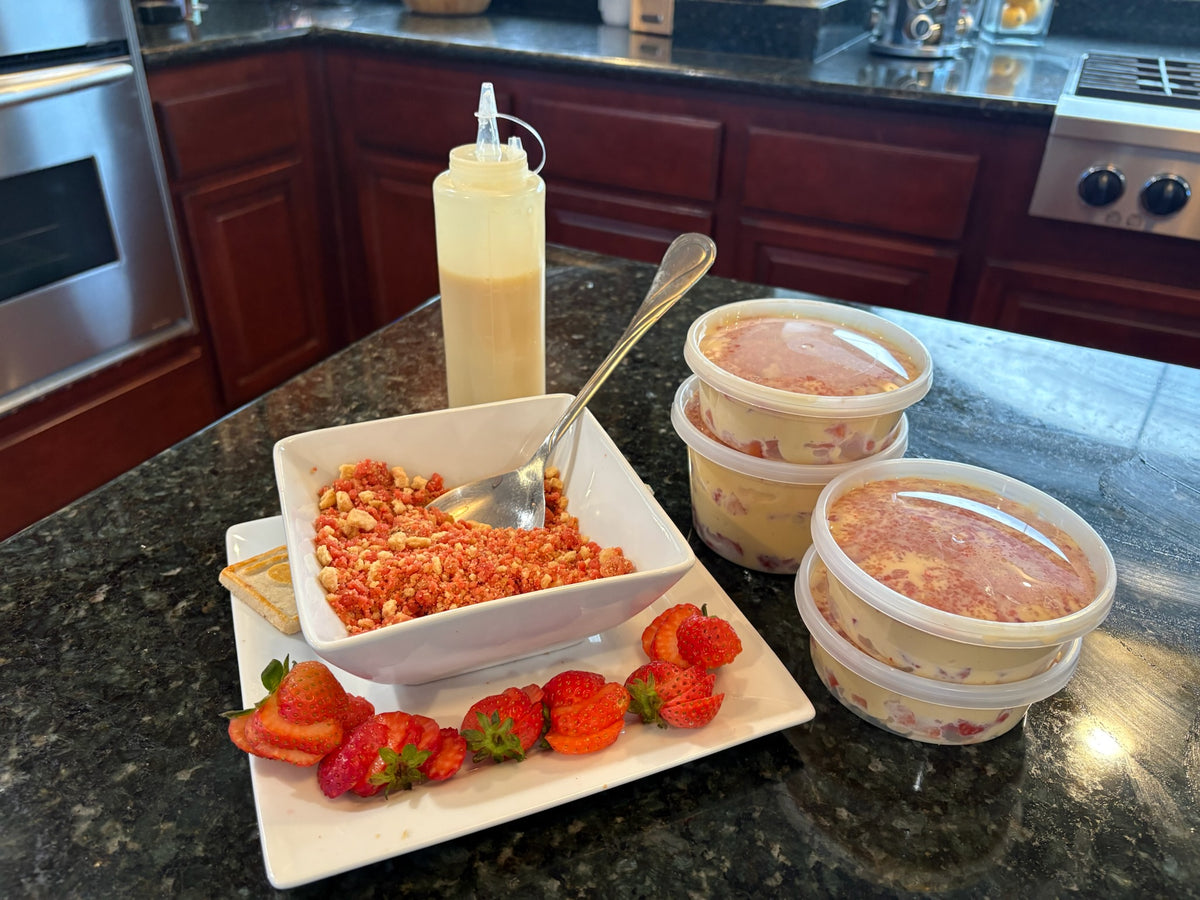 Strawberry Crunch Pudding- GOURMET